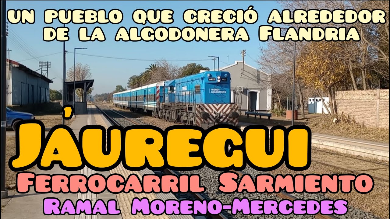 JÁUREGUI, un pueblo que creció alrededor de la algodonera Flandria, en Luján