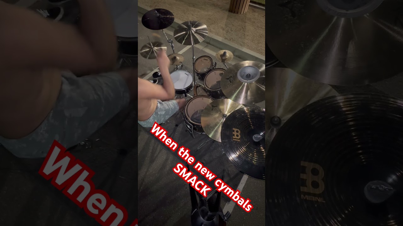 I now understand and appreciate that new cymbals pack feeling 🤘
