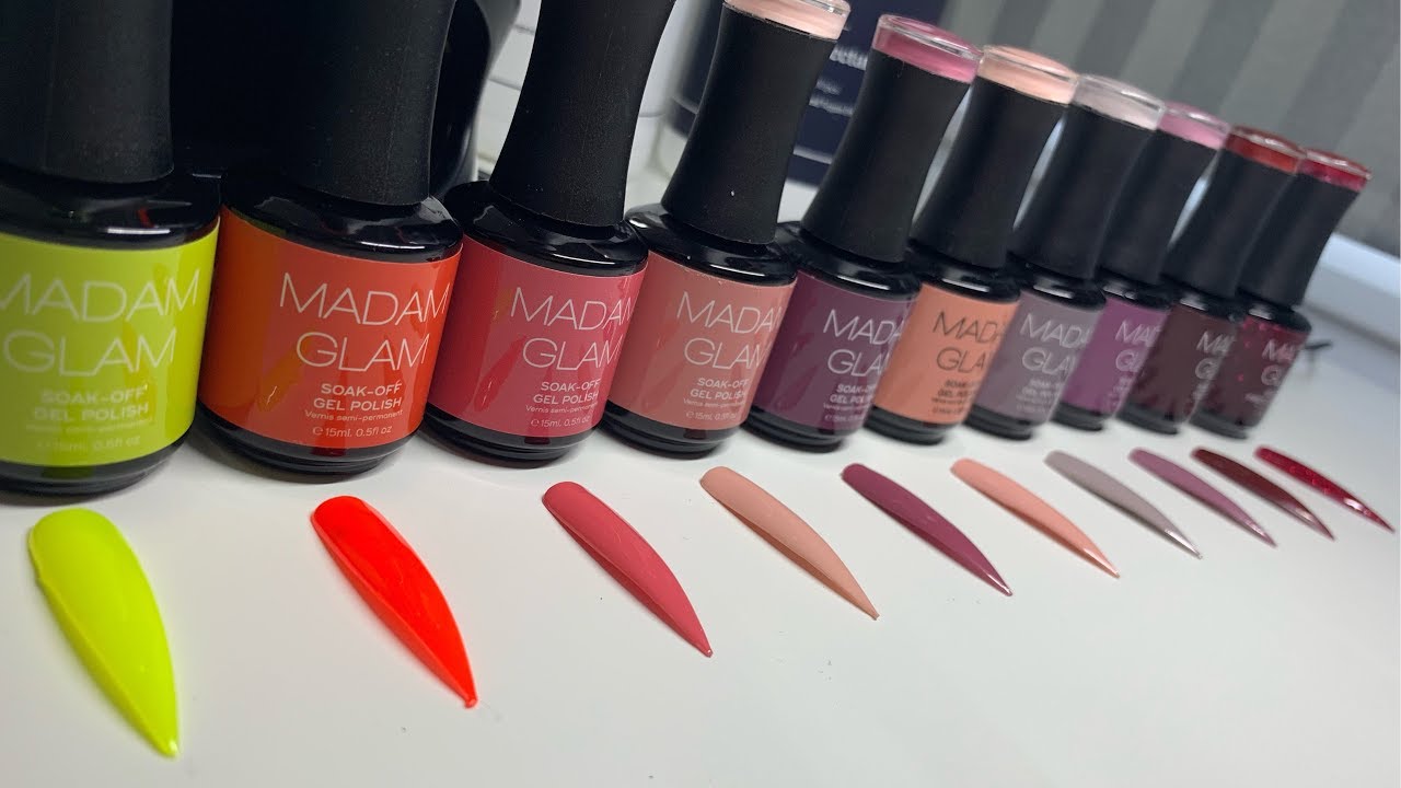 Swatching My New Madam Glam Colours