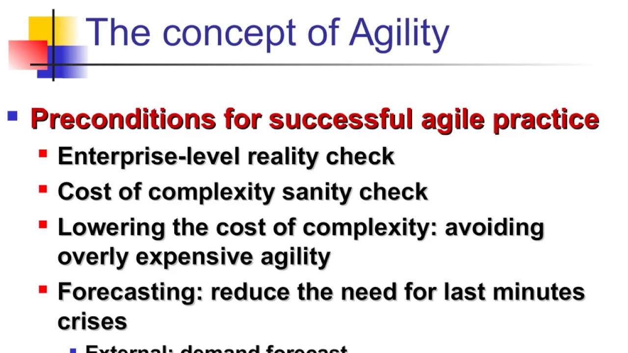 Agile supply chain