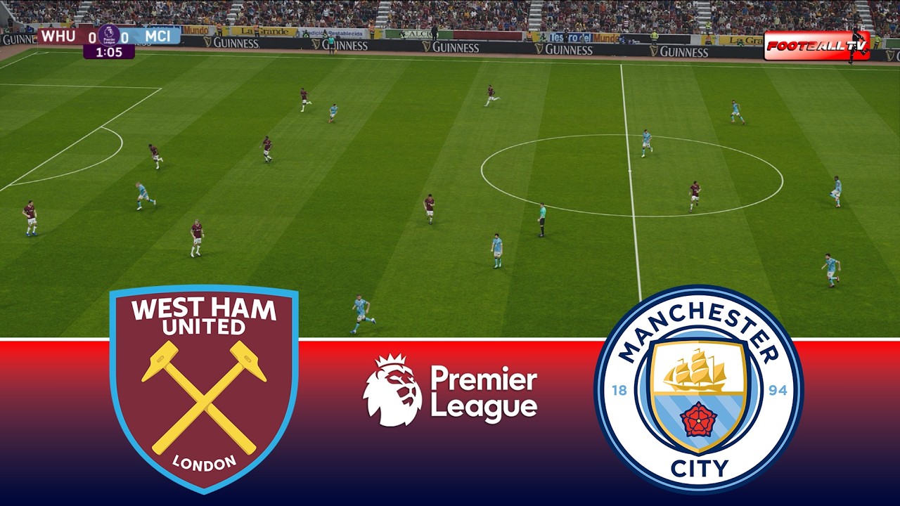 🔴West Ham vs Manchester City - Premier League 2026 | Pes 21 Gameplay Simulation