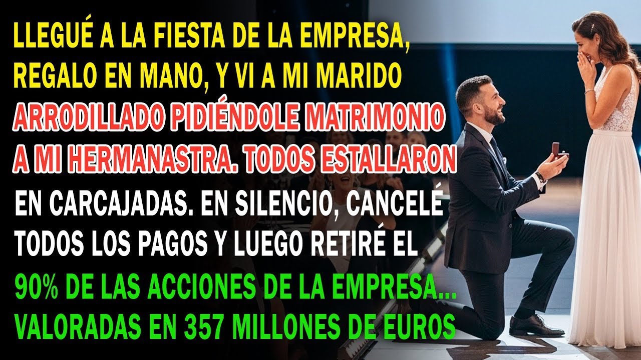 Aparecí En La Fiesta De La Empresa Que Pagué, Solo Para Ver A Mi Esposo Proponerle Matrimonio A...😱