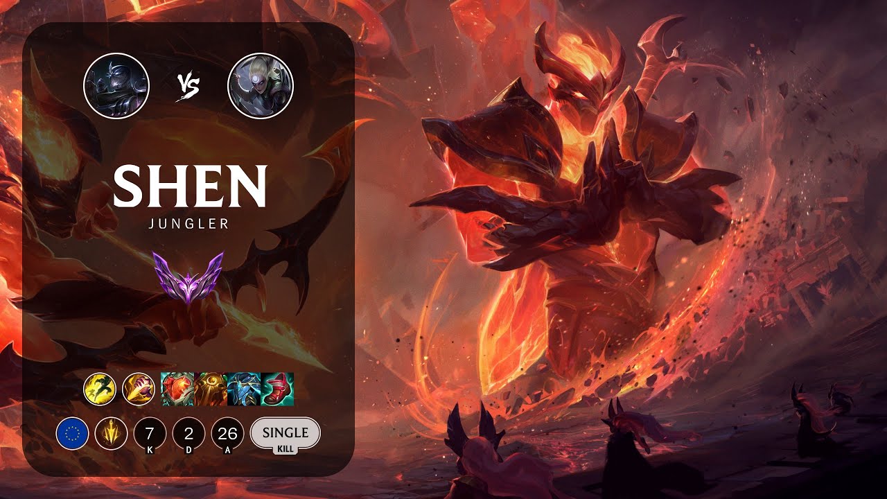 Shen Jungle vs Diana - EUW Master Patch 13.1