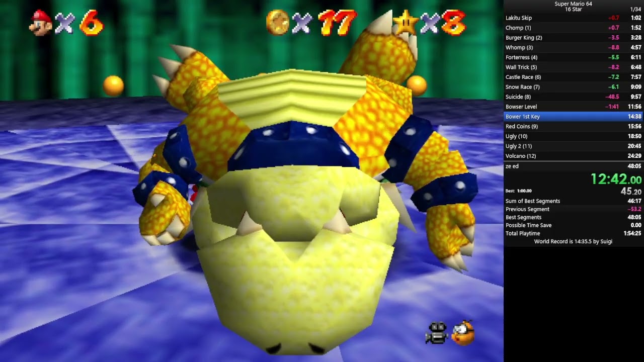 Rejeté 😭 - 38:46 - 16 Stars Super Mario 64