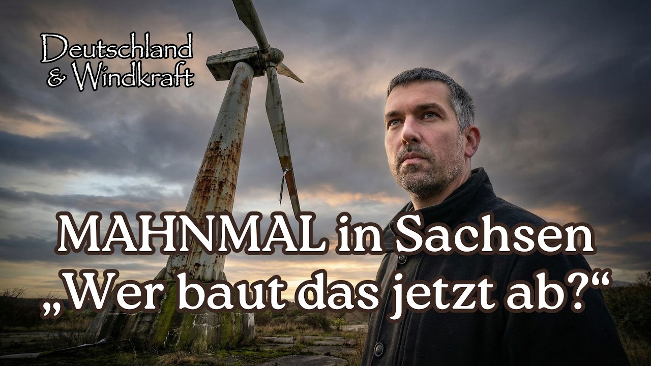 Seit Jahren stillgelegt! Das ist erst der Anfang Sachsens erstes Windrad als Mahnmal der Zukunft
