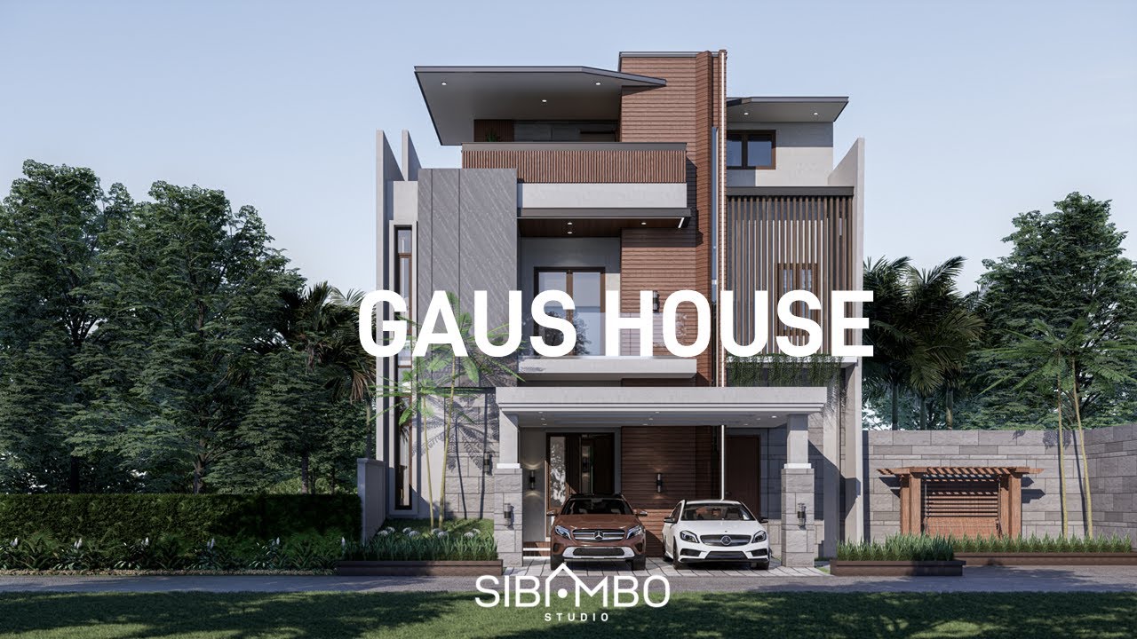 Desain Rumah Tropis Modern di Lahan 9 x 15 m2 | Cerita Rumah: Gaus house