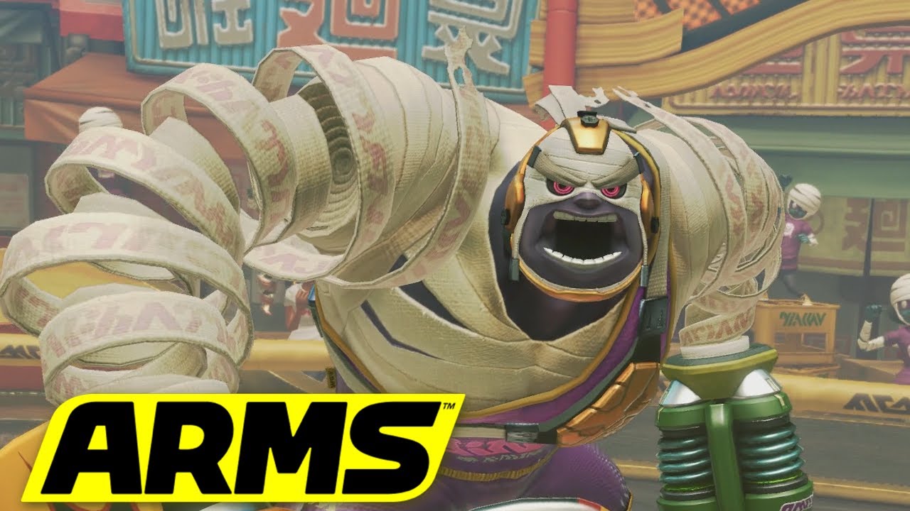 MASTER MUMMY GAMEPLAY | ARMS (Nintendo Switch)