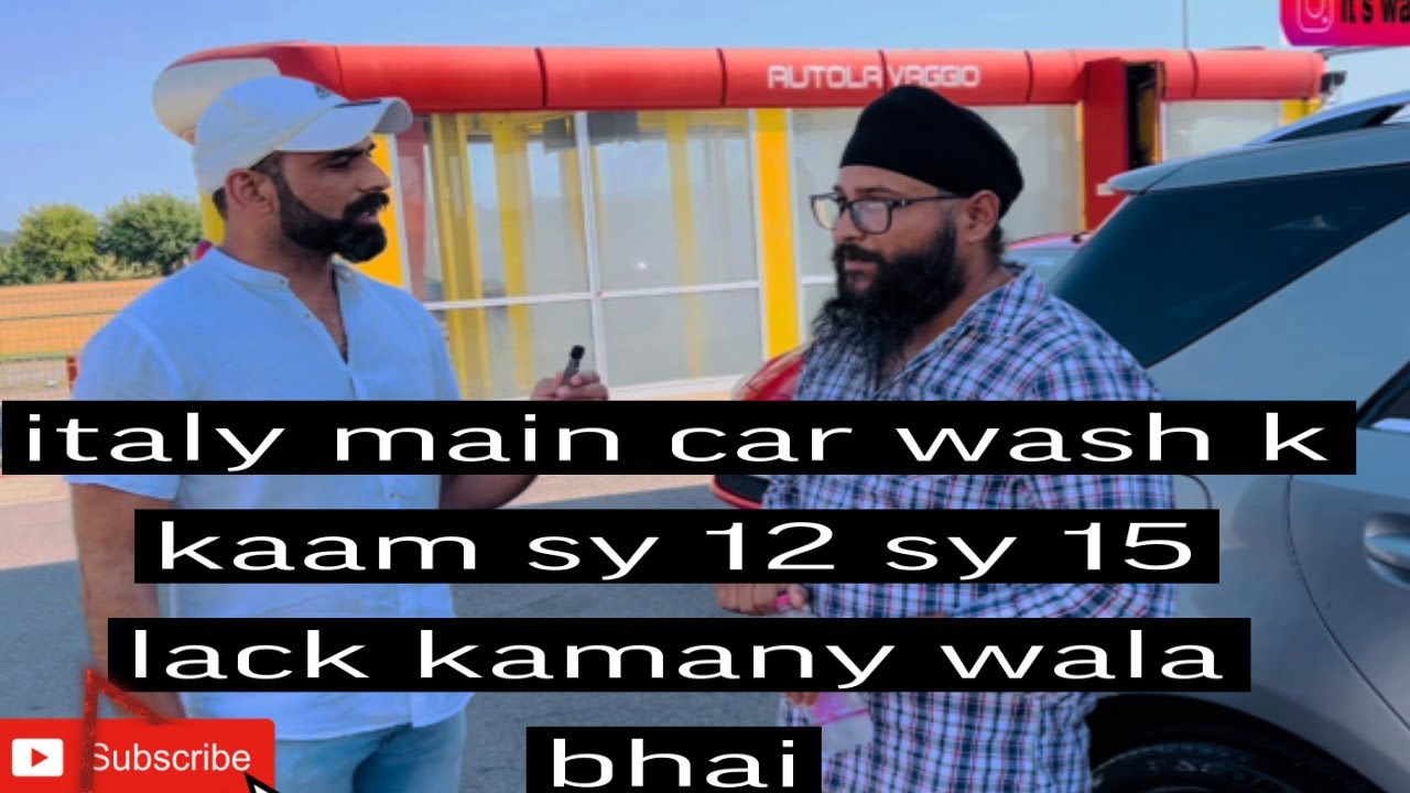 Italy main car wash ka business/car wash main 12sy15 lack kamaein/#2022#business#italy#tiktok#facts