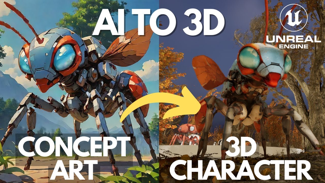 Генерация 3D-моделей ИИ становится всё лучше — UE5.4 Unreal Engine