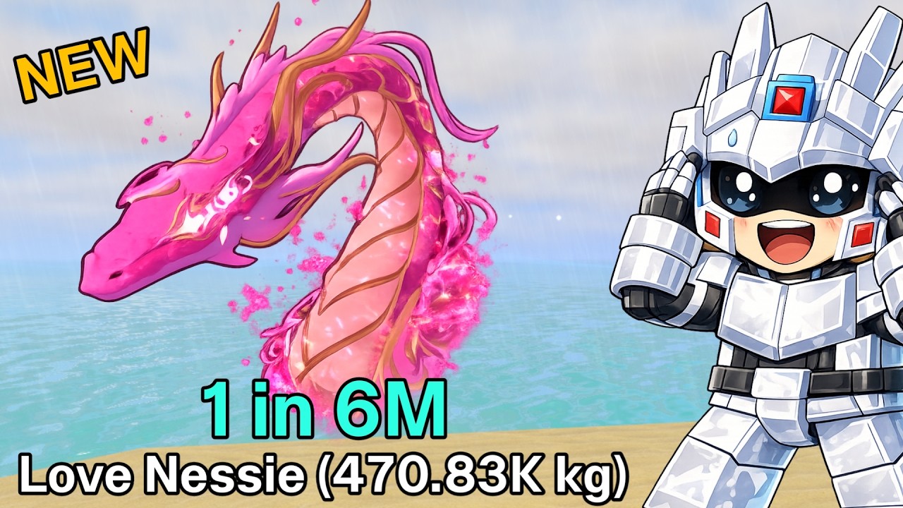 WOW! IKAN SECRET 1/6M PERTAMA LOVE NESSIE DI VALENTINE UPDATE FISH IT ROBLOX