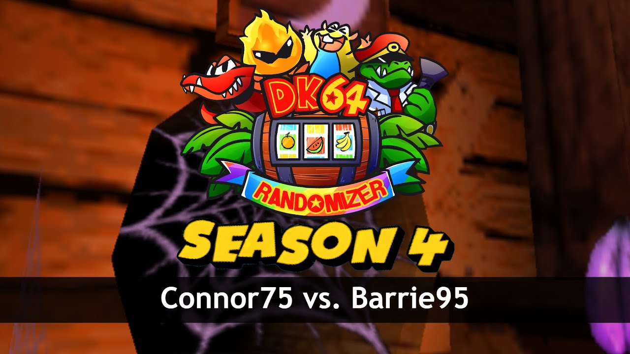 DK64 Randomizer | S4 Tournament Loser's round 6 match | Connor vs Barrie95