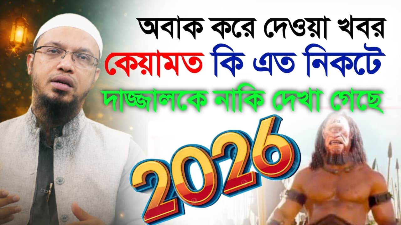 Israel News বলছে দাজ্জাল দেখা গেছে! ২০২৬ সালেই কি কেয়ামত হবে? | Dajjal News | Shaikh Ahmadullah