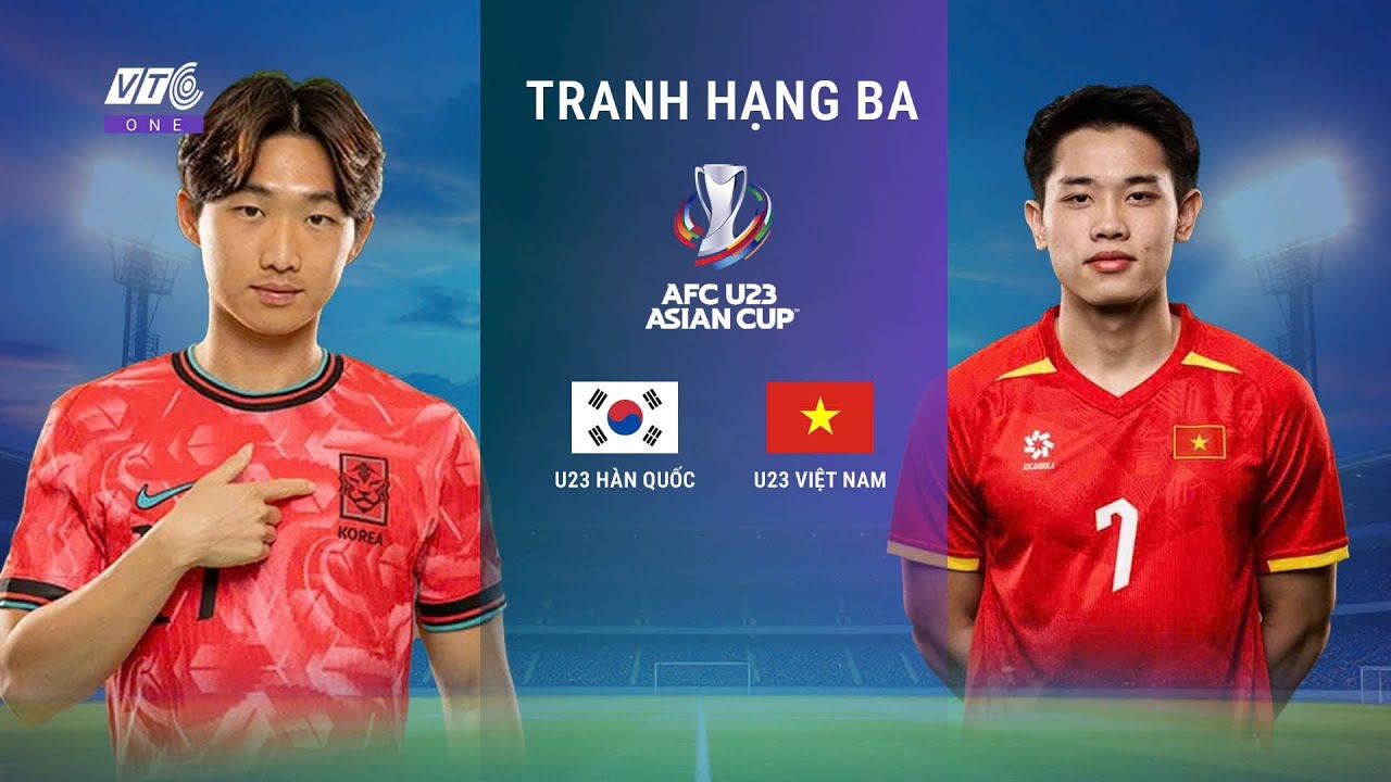 🔴[LIVE CABIN] U23 Việt Nam vs U23 Hàn Quốc tranh hạng ba U23 châu Á 2026 l VTC One