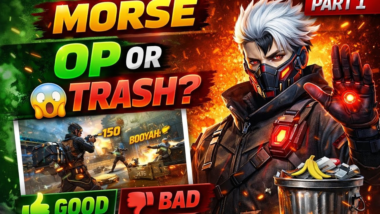New Morse Character GOOD or BAD? 🤔 | Free Fire MAX New Character Full Review 🔥