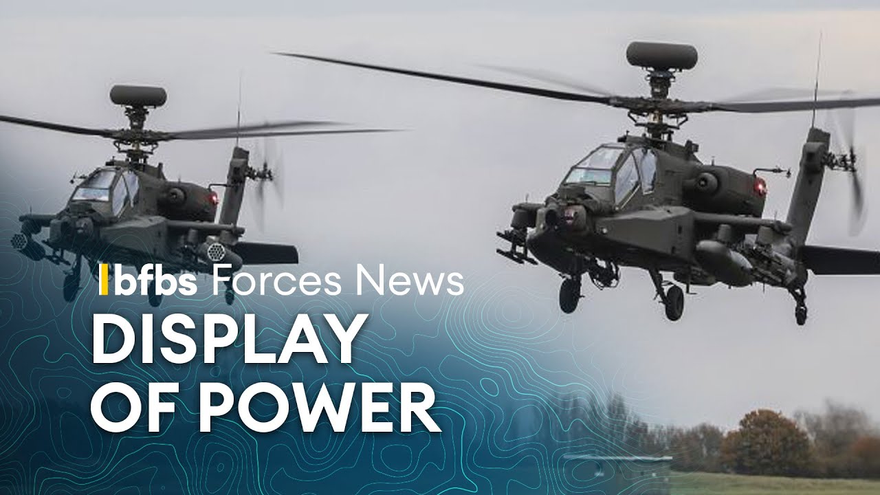 Elephant Walk - Nato's power move as combat helicopters unite in show of strength