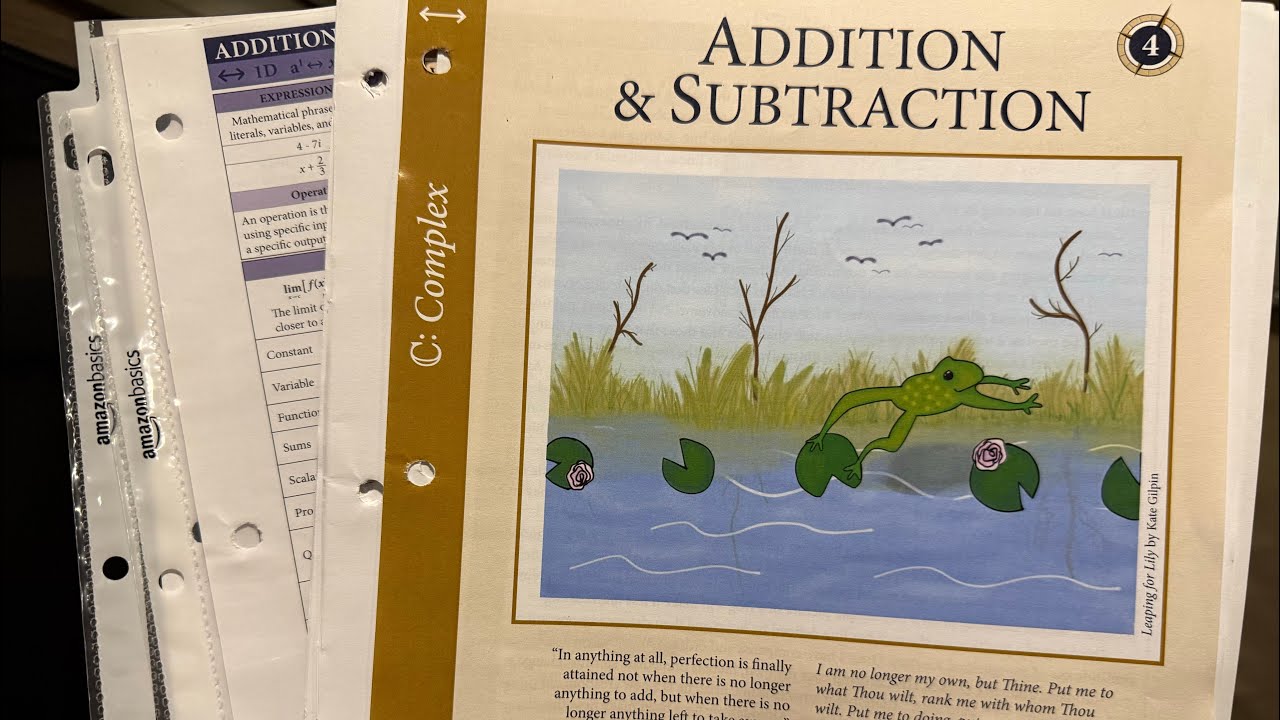 Week 4 Math Map - Addition and Subtraction
