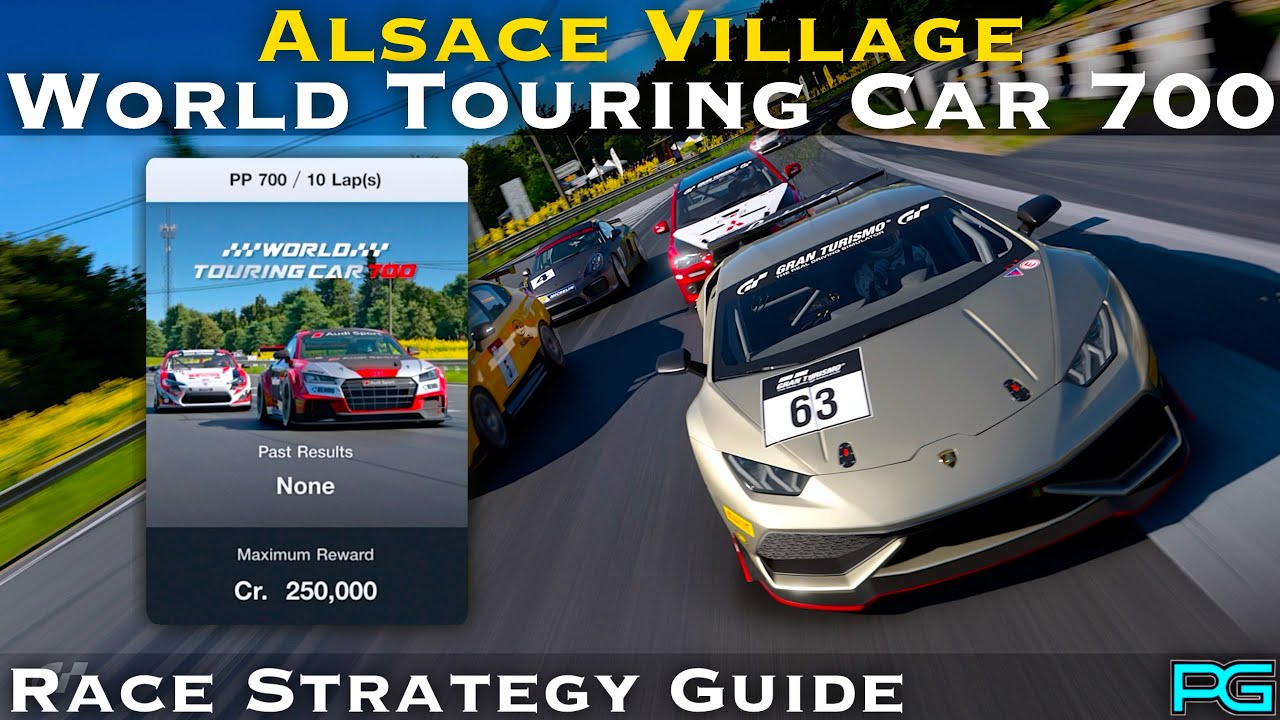 Gran Turismo 7 - World Touring Car 700 Alsace Village - Race Strategy Guide - 1.66