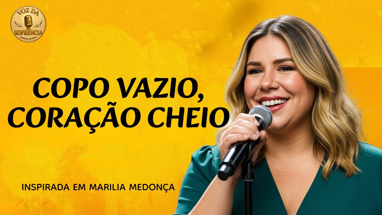 COPO VAZIO, CORAÇÃO CHEIO | INSPIRADA EM MARILIA MENDONÇA