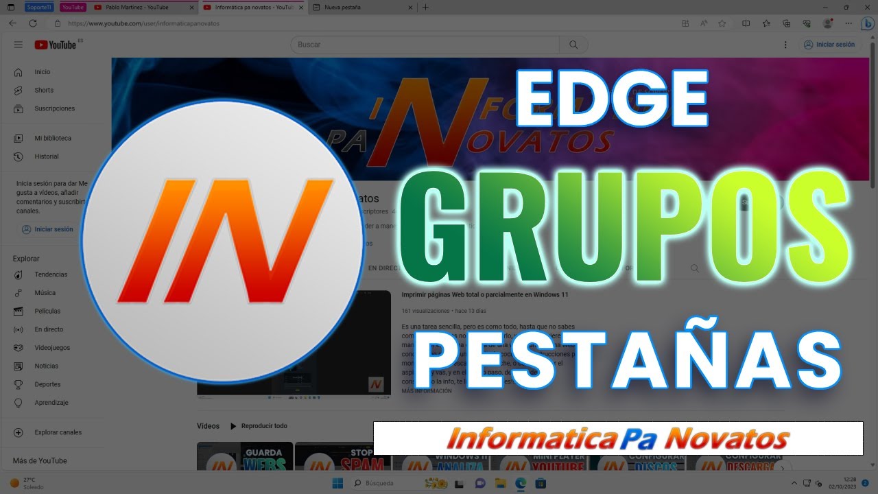 Microsoft Edge - Grupos de pestañas ¿Para qué sirven?