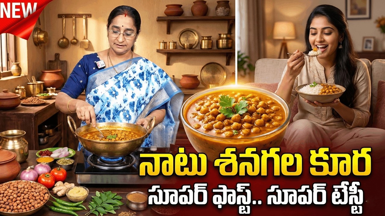 Super Tasty Shanagalu Curry 😋 | Healthy Chickpea Recipe in Minutes | Ramaa Raavi Special