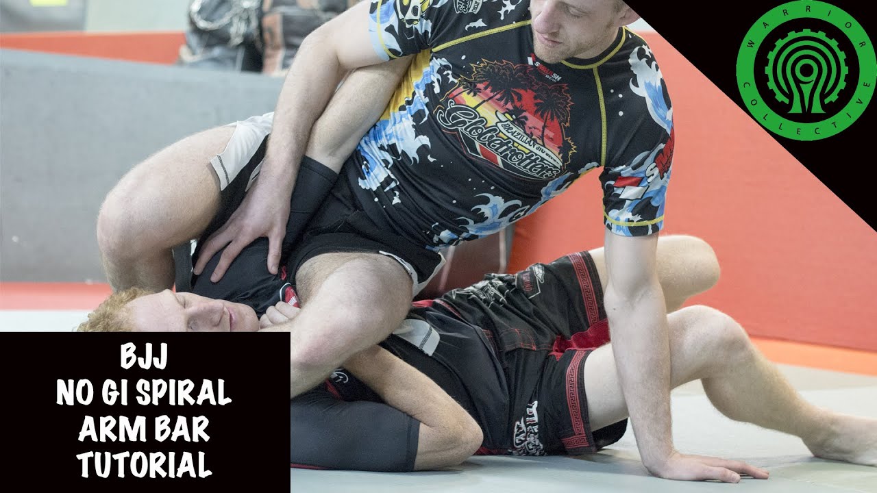 Учебное пособие по рукоятке в стиле BJJ No Gi Spiral Arm Bar
