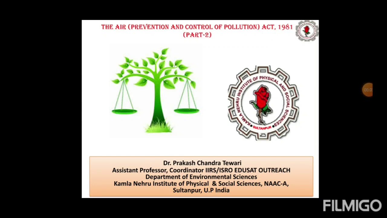 Air (Prevention and Control of Pollution) Act, 1981 (L-2) @envknipss