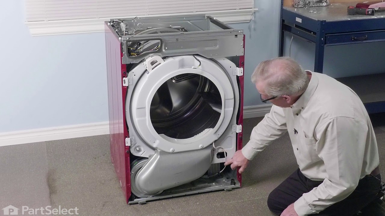 LG Dryer Repair - How to Replace the Drive Motor (LG Part # 4681EL1008A)
