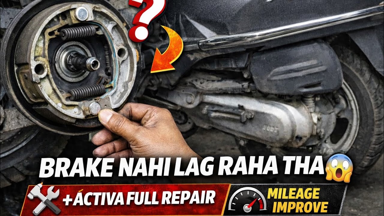 Activa Repair Vlog 🔥 | Brake Jam Se Lekar Mileage Tak Sab Fix