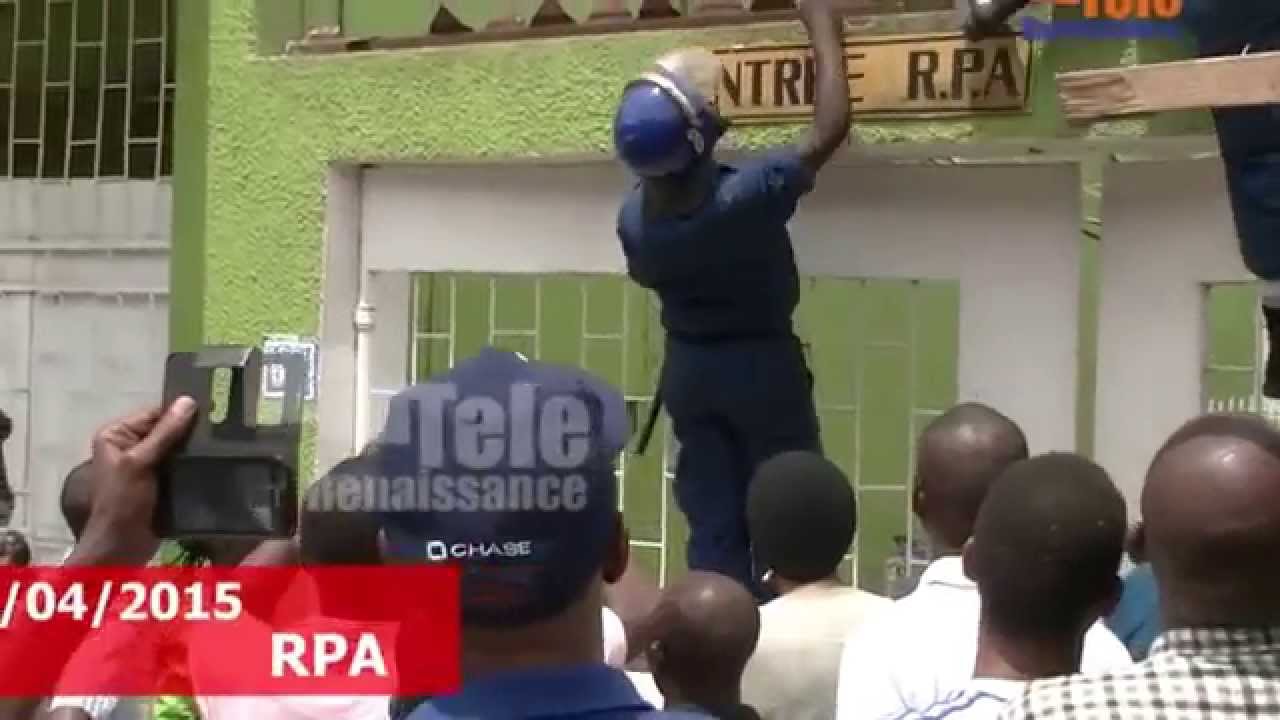 RPA assiégée par la Police ce 26 Avril 2015