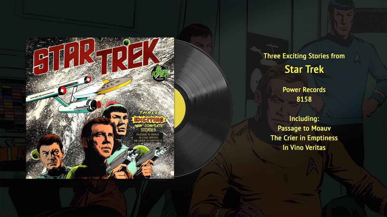 Star Trek - Three Exciting Stories (PR 8158) | Vintage Children's Vinyl Restored