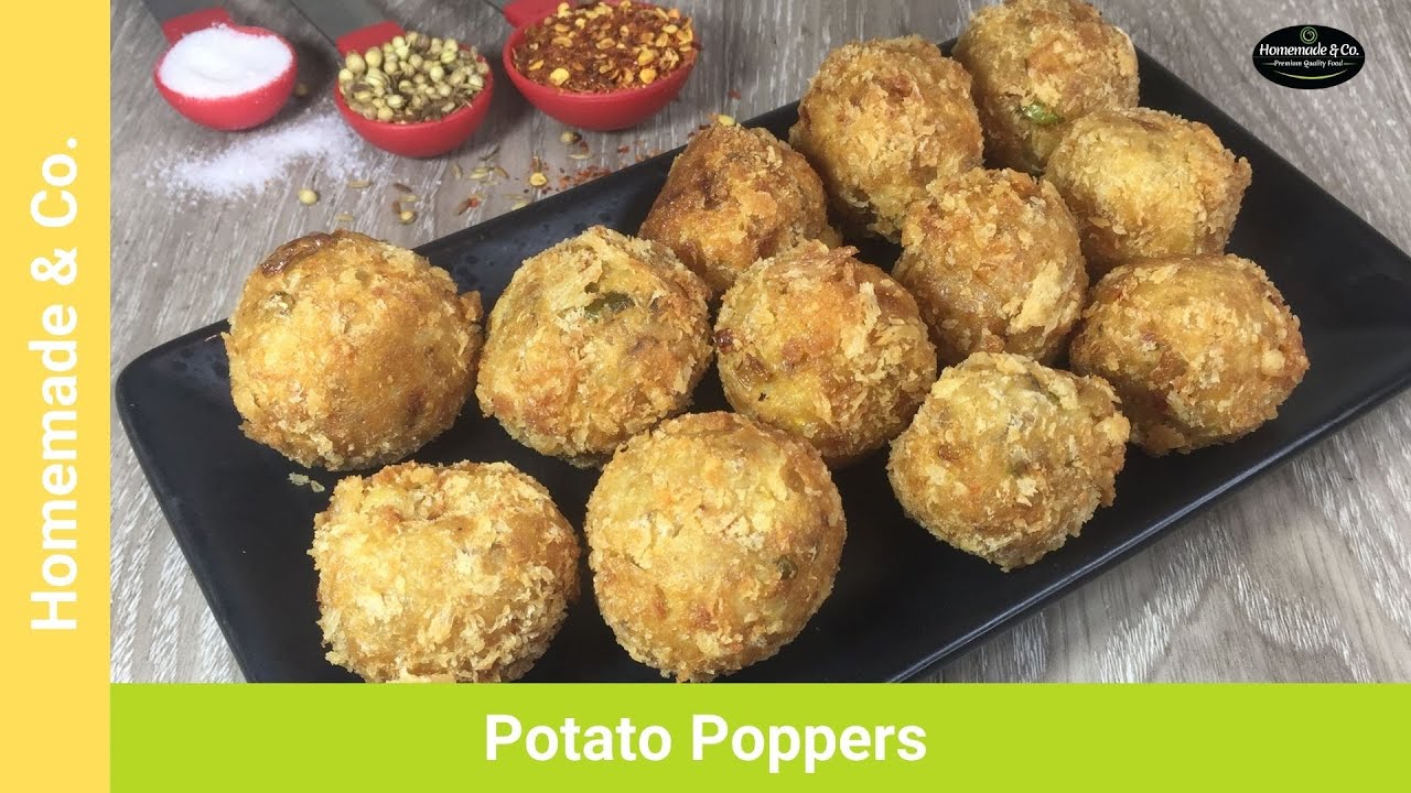 Easiest Potato Popper or Potato Balls Snack Recipe