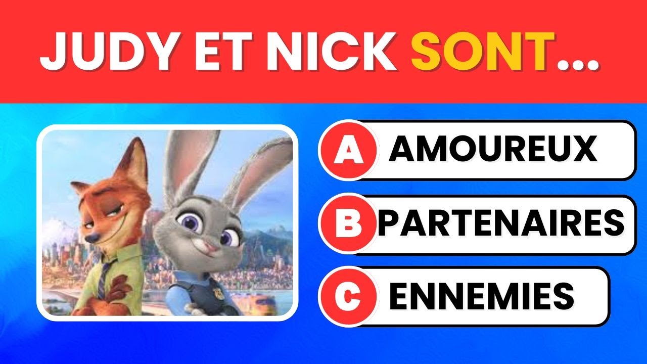 🔥Connais-tu vraiment Zootopie 2 ? 🦊🐰 | 30 questions pour vrais fans | #123quizzone