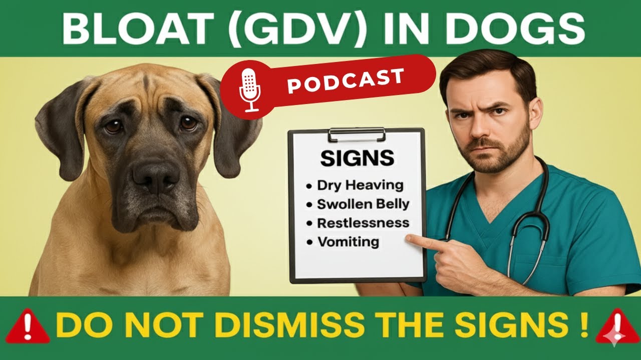How to Spot Dog Bloat FAST 🚨 Signs of GDV & Emergency Care