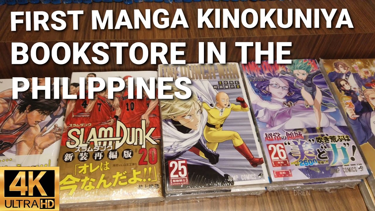 [4K] First Manga Kinokuniya Bookstore in the Philippines | Fully Booked | Mitsukoshi Japan Mall