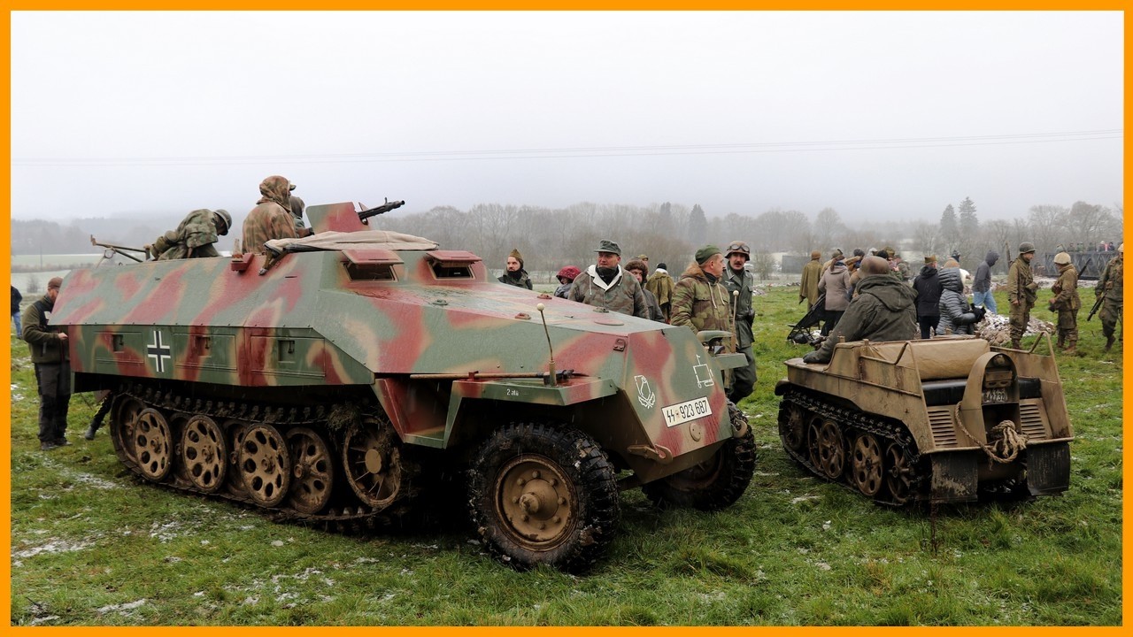 Tanks Battle in the Snow 80 years later - Manhay "Battle Of The Bulge" 2024.