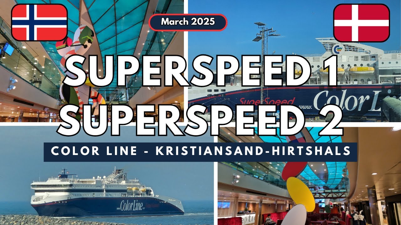 ⛴️ Superspeed 1 & 2 Daytrip 🇳🇴 🇩🇰 | Mar. 2025 | Color Line