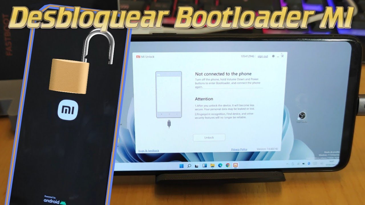 He Desbloqueado el Bootloader de Xiaomi Usando  Windows ARM