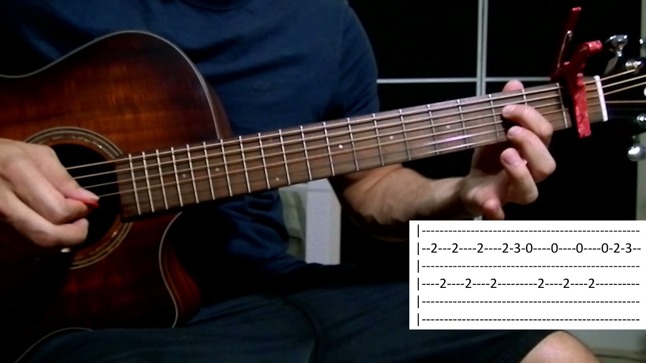 Você Beberia Ou Não Beberia? - Zé Neto e Cristiano Aula Solo Violão (como tocar)