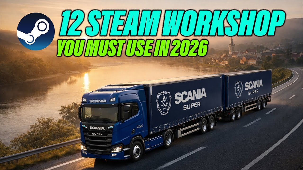 Euro Truck Simulator 2 - Top 12 Steam Workshop MODS you should use in 2026 | ETS2 Steam Mods