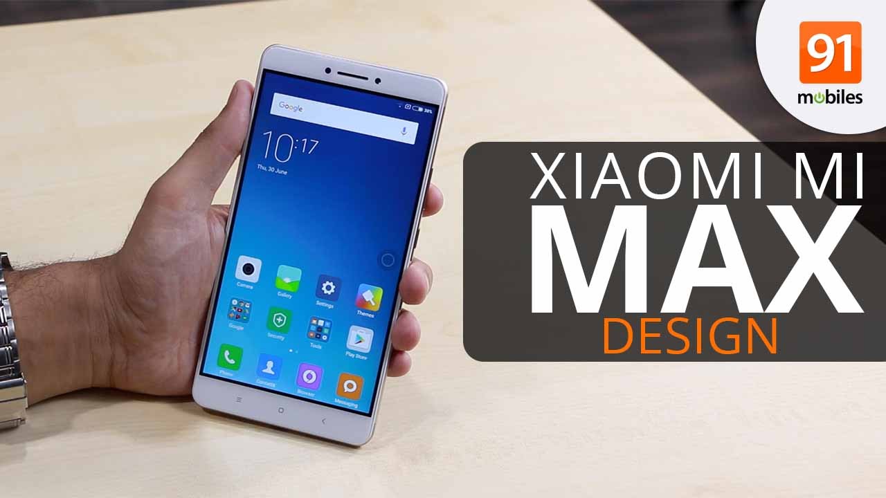 Xiaomi Mi Max Design