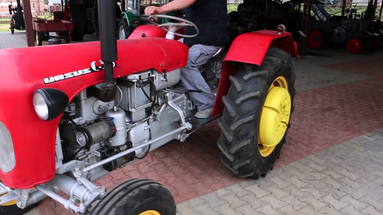 Tractor Ursus C 328 (driving)