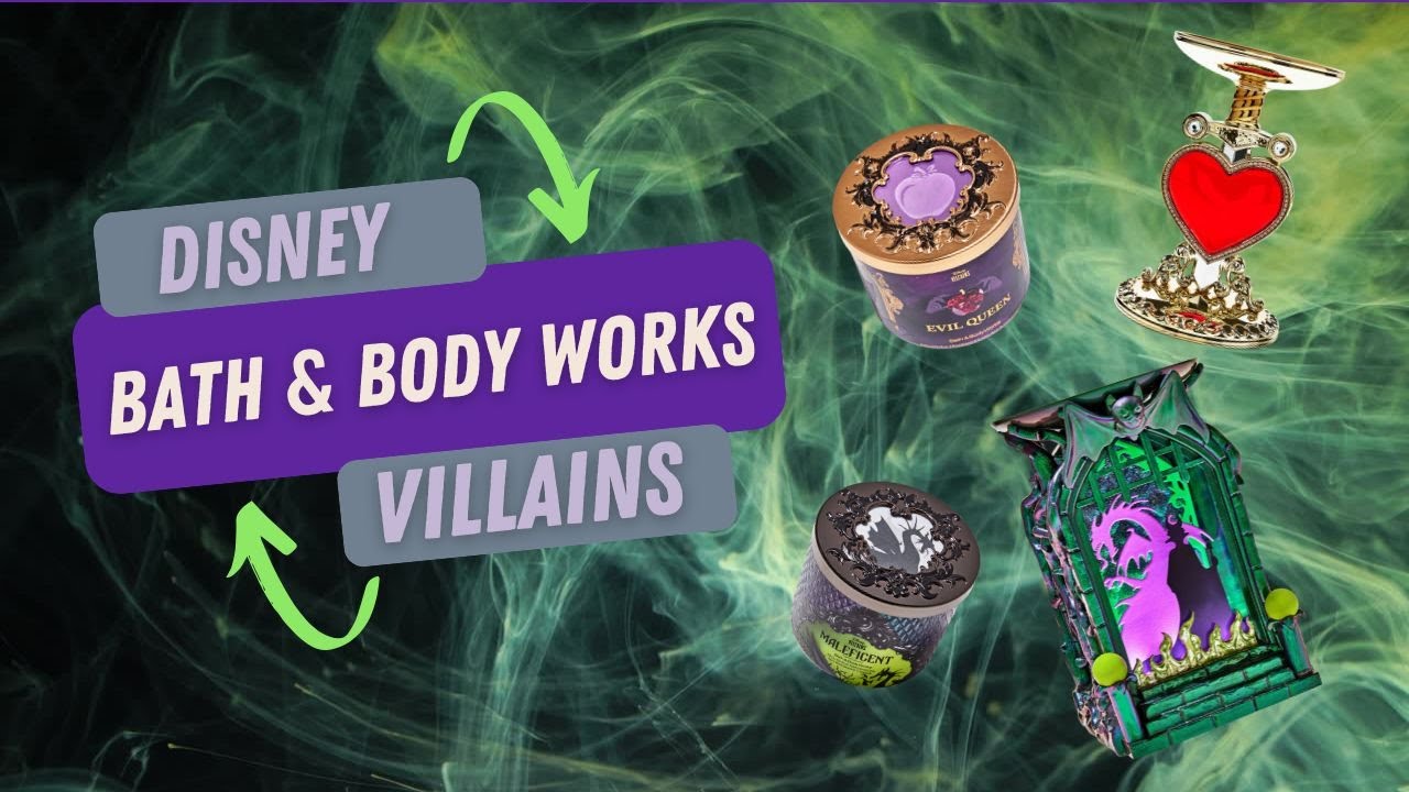 📦 Unboxing Disney Villains x Bath & Body Works Preview Candles & Pedestals 🍎 Evil Queen & Maleficent