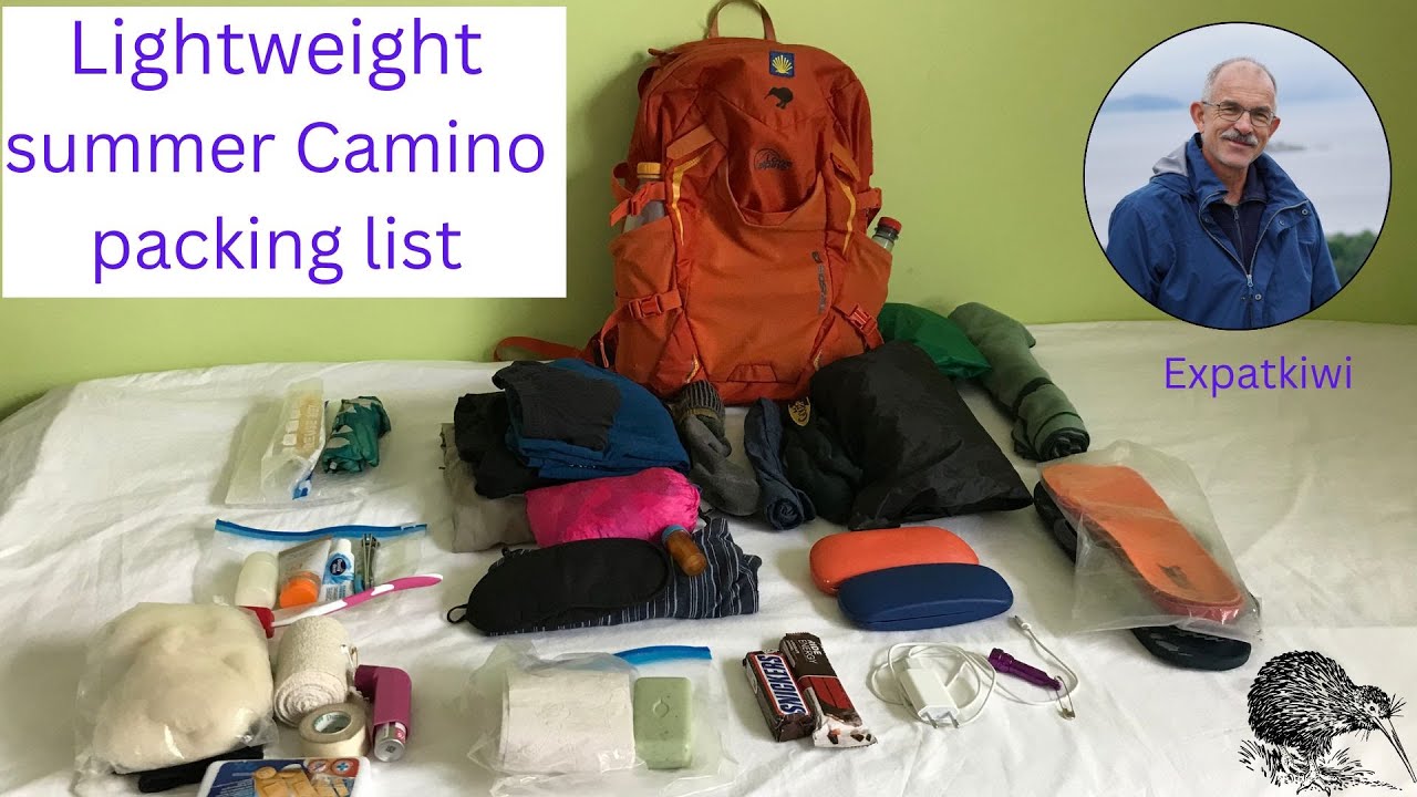 Summer Camino packing list