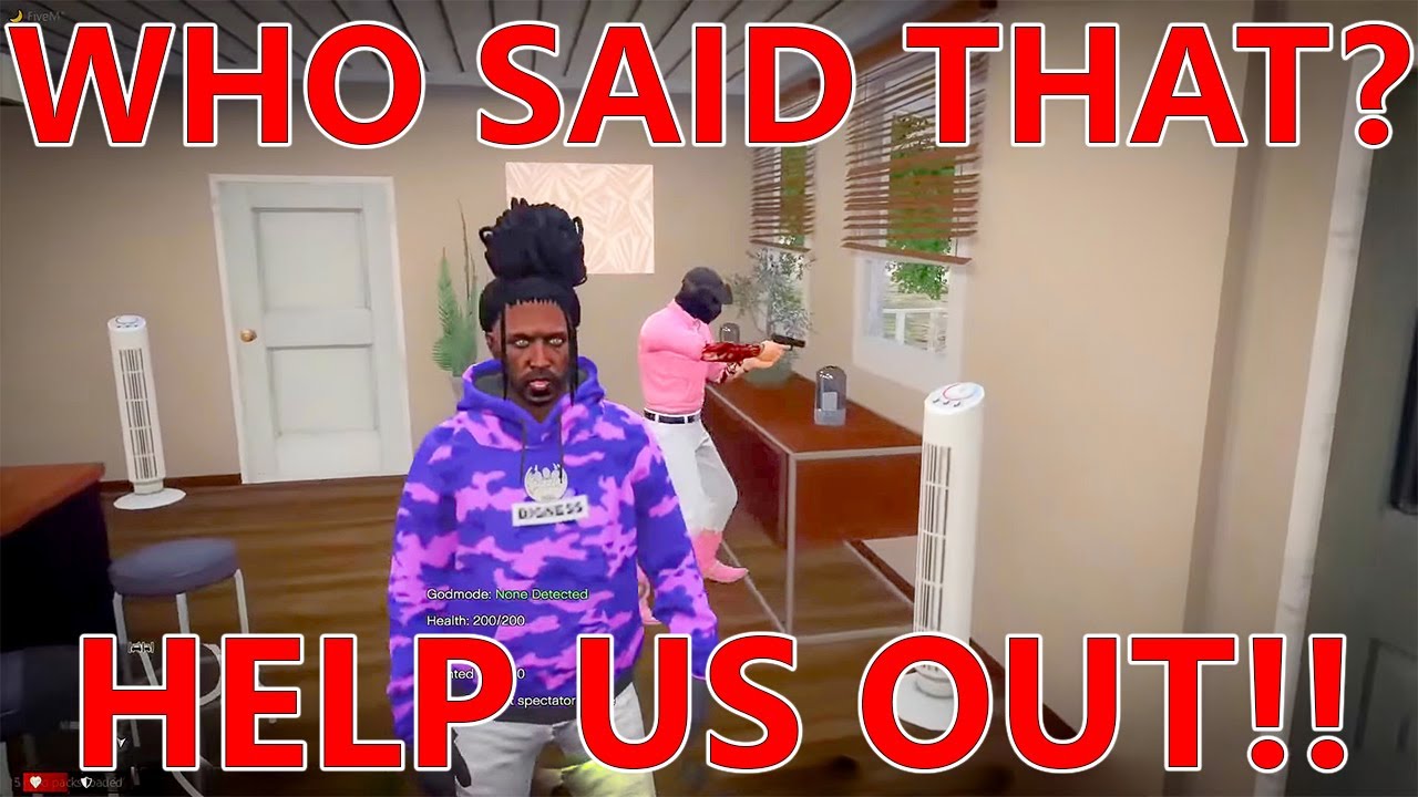 Soundboard Trolling Purple Gang In a Haunted House - GTA 5 RP