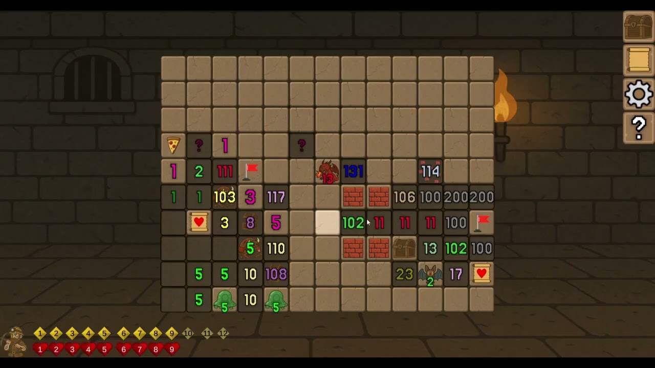 DungeonSweeper Level 2 Gameplay