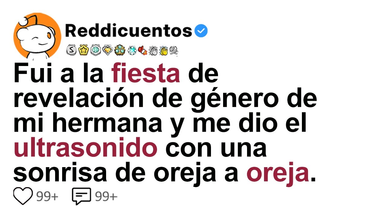 Fui a la fiesta de revelación de género de mi hermana y me dio el ultrasonido con una sonrisa de...