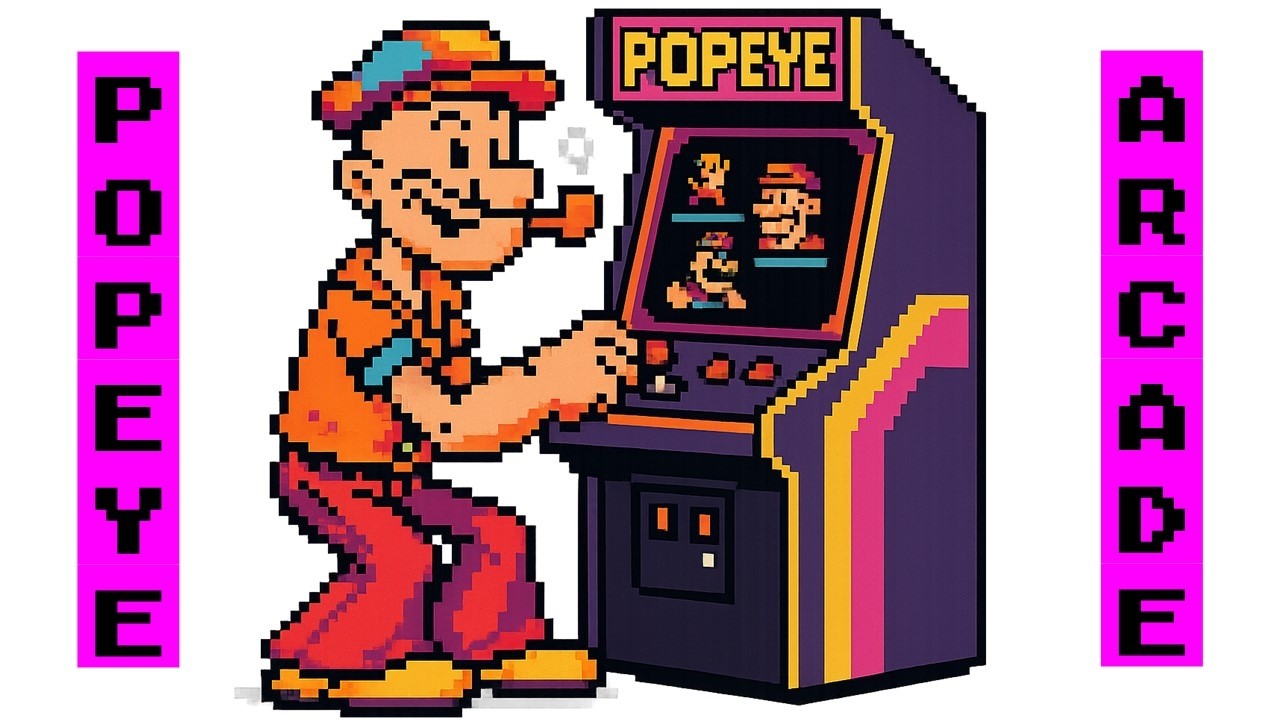 🎮 Spinach Power & Retro Fun | Popeye Arcade Gameplay 💪