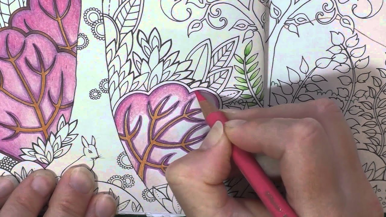 Colouring Tutorial: Pencil Blending and Choosing Colours Chat. Enchanted Forest.