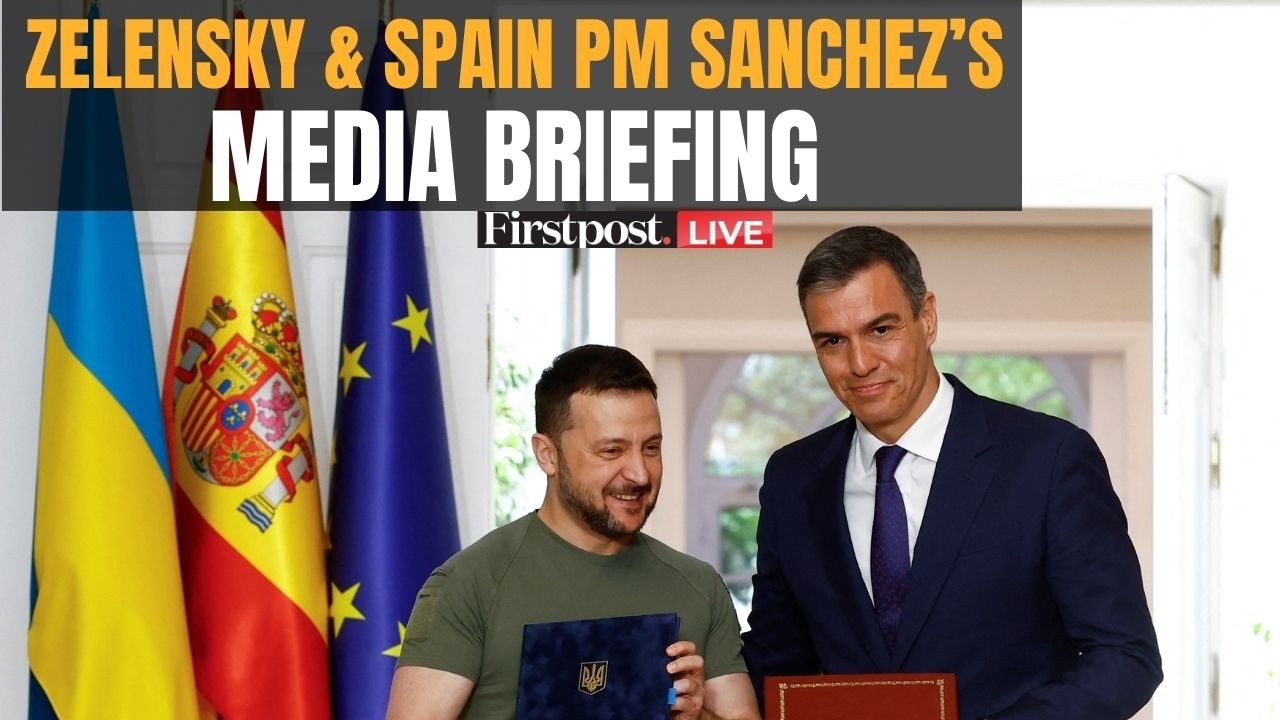 LIVE: Ukraine's President Zelensky and Spain's PM Sanchez Brief Media | N18G