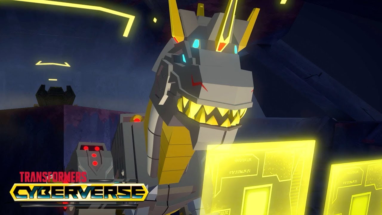 變形金剛Cyberverse Mandarin - 'King of the Dinosaurs' 🦖 第 15 集 | Transformers Official